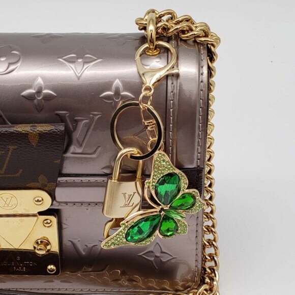 Authentic Louis Vuitton Lock & Key with unbranded Bagcharm, Keycharm, Keychain - Picture 2 of 7